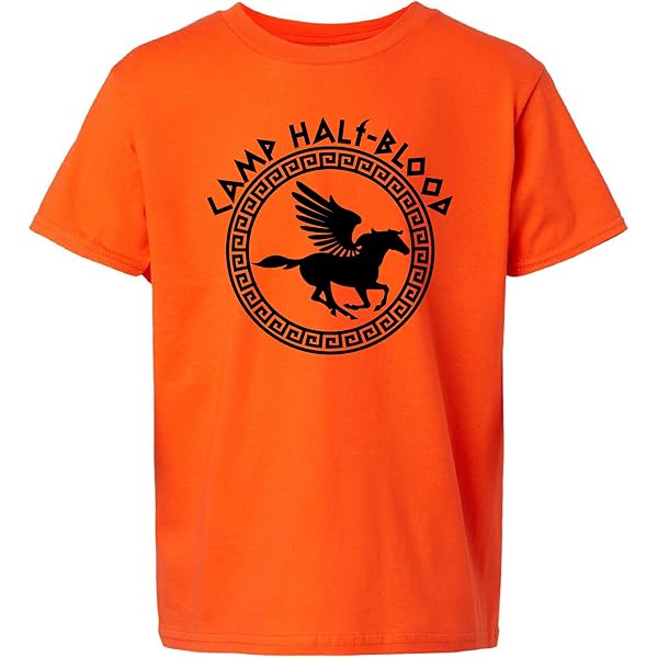 Amazon.com: Affect Design Studio Camp Half-Blood Orange Shirt (XS