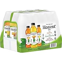 Honest Tea Organic Fair Trade Variety Pack Gluten Free, 16.9 Fl. Oz, 12 Pack