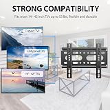 JXMTSPW Fixed TV Wall Mount 14-42 Inch Ultra Slim 0.6 in 25kg VESA 75x75-200x200 view 6