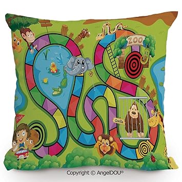 Amazon Com Angeldou Fashion Sofa Cotton Linen Throw Pillow