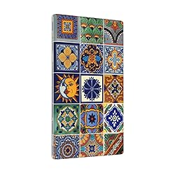 Mexican Talavera Tiles Single Blank Switch Cover