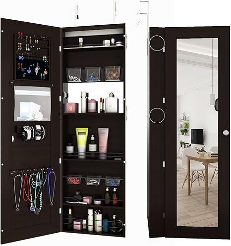 fdegage 6 LEDs joyas para armario bloqueo de puerta en la pared de