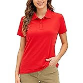 Decrum Polo Shirts for Women - Trendy Casual Womens Polos Short Sleeve