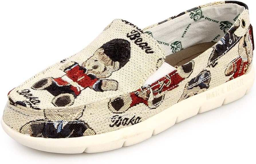 Daka Bear Women�s Jazz Bear Beige Slipon