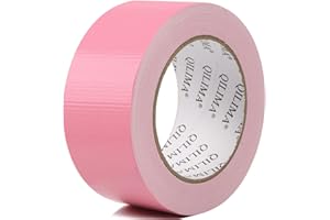 QILIMA Pink Duct Tape, Waterproof Duct Cloth Fabric, Professional Grade Cloth Duct Tape for Photographers,Repairs, DIY, Crafts, Indoor Outdoor Use,2 Inch X 28 Yards