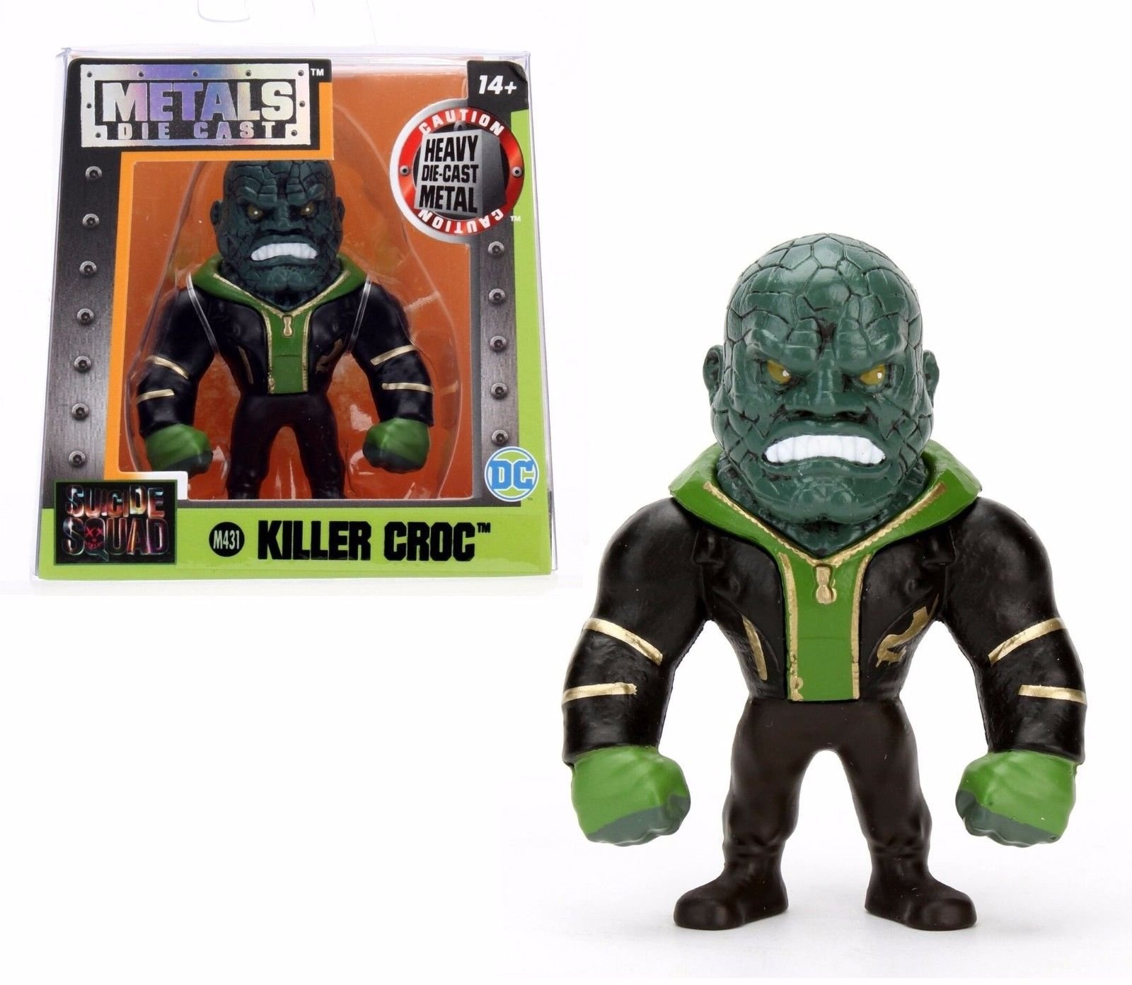Jada New Suicide Squad Movie Version - 2. 5" Killer Croc (Green) Action Figures By Toys