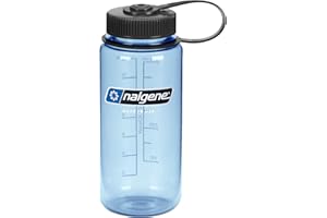 Nalgene Sustain Tritan BPA-Free Water Bottle Made with Material Derived from 50% Plastic Waste, 16 OZ, Wide Mouth