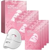DiuGouNi Bio-Collagen Overnight Face Mask, 8-Pack Transparent Transforming Korean Hydrogel Masks for Glass Skin, Low-Molecular Collagen &amp; Active Complex for Deep Hydrating, Firming &amp; Plumping