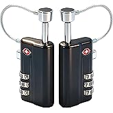 TSA Approved Gun Case Lock, Locks for Gun Cases, Pelican Gun case Lock, Child Safe & Cut Resistant Firearm Lock for Gun Case(2Pack