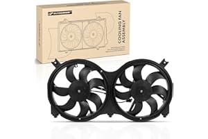 A-Premium Engine Radiator Cooling Fan Assembly Compatible with Infiniti & Nissan Models - JX35 2013, QX60 2014-2020/2022-2023