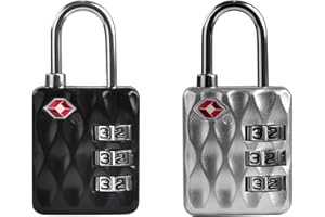 UP Security TSA Locks for Luggage, Small Padlock Combination for Locker, Luggage Locks TSA Approved, Combo Padlock, for Gym L