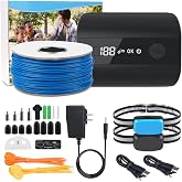 Jewyow Electric Fence for Dogs,2026 Underground Dog Fence System for 2 Dogs | IPX7 Waterproof Training Collar with Tone Shock Correction Modes, rechargeable battery, and up to 3/4 Acre coverage
