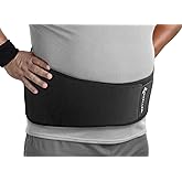 MUELLER Sports Medicine Adjustable Back Brace, Ideal for Upper and Lower Back Pain, Relief & Support for Men and Women, Strains, Sciatica, Scoliosis, Black, One Size