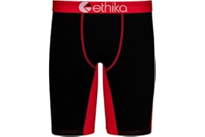 Ethika Mens Staple Boxer Brief | *Solids* Red Machine Red