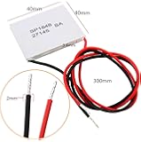 Yosoo 40 40mm Thermoelectric Power Generator High Temperature Generation Element Peltier Module TEG High Temperature 150°C