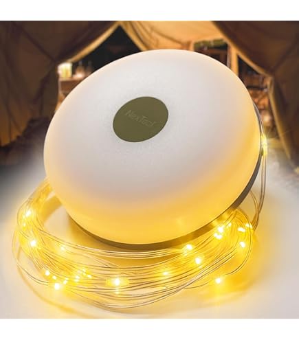 BioLite Solar String Lights 44' in Warm White, 20 Shatterproof LED