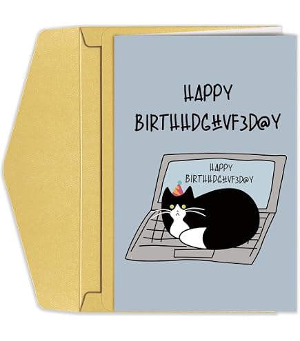 Artery8 Grußkarte „Scottish Fold Cat“ Mit Rustikalem Blumenmuster – Birthday Card Für Katzenliebhaberinnen, 17,5x12,5 Cm