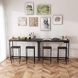 ODK Bar Stools Set of 2, Counter Height