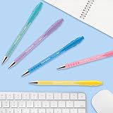 Paper Mate Flexgrip Ultra Pastel Ballpoint Pens 1.0mm Blue 5 Count view 5