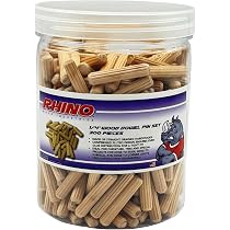 Amazon.com: Varillas de pasador de madera rectas acanaladas de 1 ...