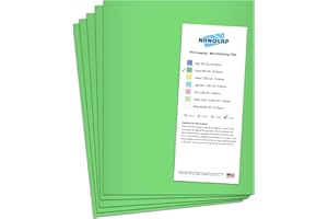 NANOLAP PSA Lapping Film, 5 Pc 30 Micron (600Grit) Adhesive Polishing Paper, 8-1/2” x 11” Microfinishing Fine Sanding Paper, 