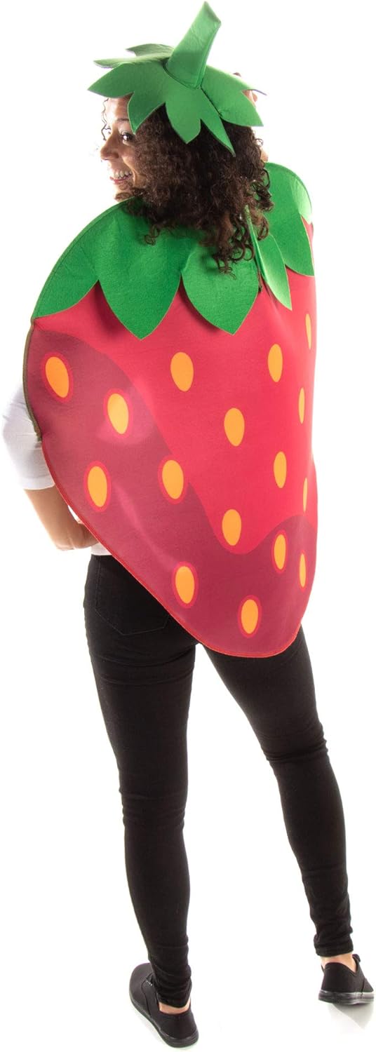 Strawberry & Watermelon Couples Halloween Costume - Cute Unisex Fruit Bodysuits: Clothing