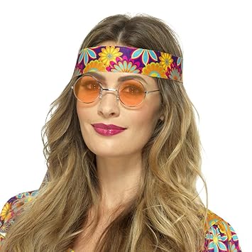Net Toys Occhiali Da Sole Hippie Arancione Occhiali Da John