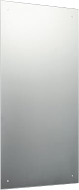 W Waterstone Frameless Bathroom Mirror 90x45cm with Pre-Drilled Holes