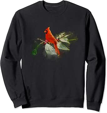 cardinal bird sweater