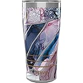 Tervis Traveler Inkreel Butterfly Wing Triple Walled Insulated Tumbler Travel Cup Keeps Drinks Cold & Hot, 20oz, Stainless Steel