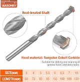 ValueMax 55 Pcs Drill Bit Set HSS Masonry Spade Screwdriver Multi-Material Case view 2
