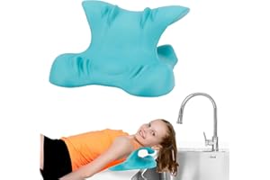 lasuroa Hair Washing Station for Kids, Portable Shampoo Basin Fit Kids' Wash Time Ergonomic Hair Washing Pillow Tray Shampoo 