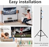 OWill 100 Inch Portable Projector Screen 16:9 HD with Tripod for Home Cinema view 4