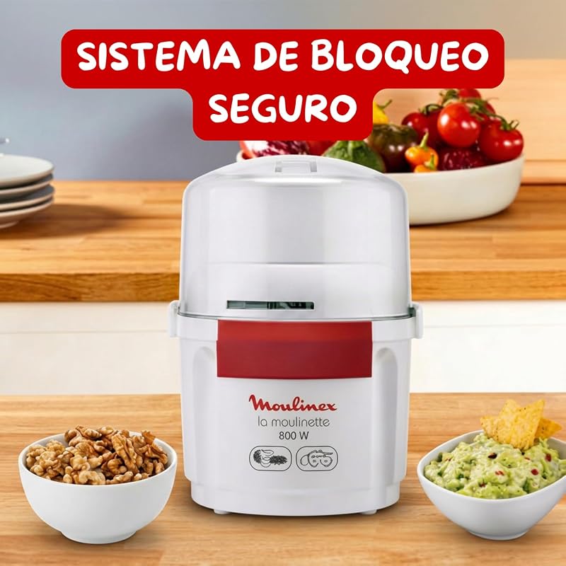 la Moulinette, 800 W Chopper, capacidade de 200 gr