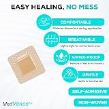 MedVance Silicone Bordered Adhesive Foam Dressing 5x5 cm Box of 5 view 5