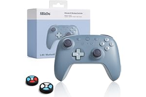 8Bitdo Ultimate 2C Wireless Controller for Windows PC and Android, with 1000 Hz Polling Rate, Hall Effect Joysticks and Trigg