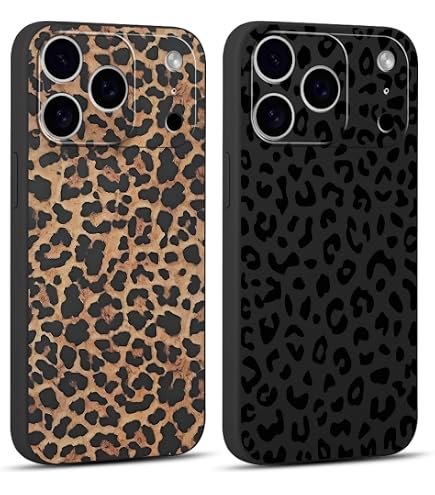 Amazon.com: owwiktten Brown Cheetah Print Leopard Phone Case for