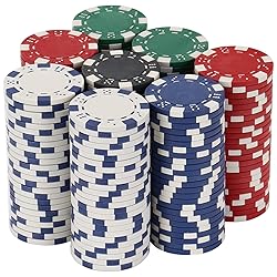 LUOBAO 11.5 Gram Poker Chips,200pc Casino Chips