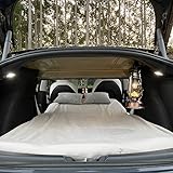 TESCAMP Camping Mattress CertiPUR-US Memory Foam Car Mattress, Storage Bag & Removable Sheet Provided for Tesla Model 3, Y, a