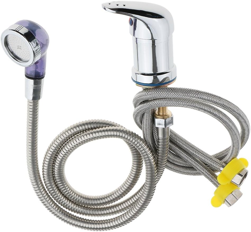 Hot Cold Faucet with Spray Hose 60cm, Touch On Faucets Amazon Canada