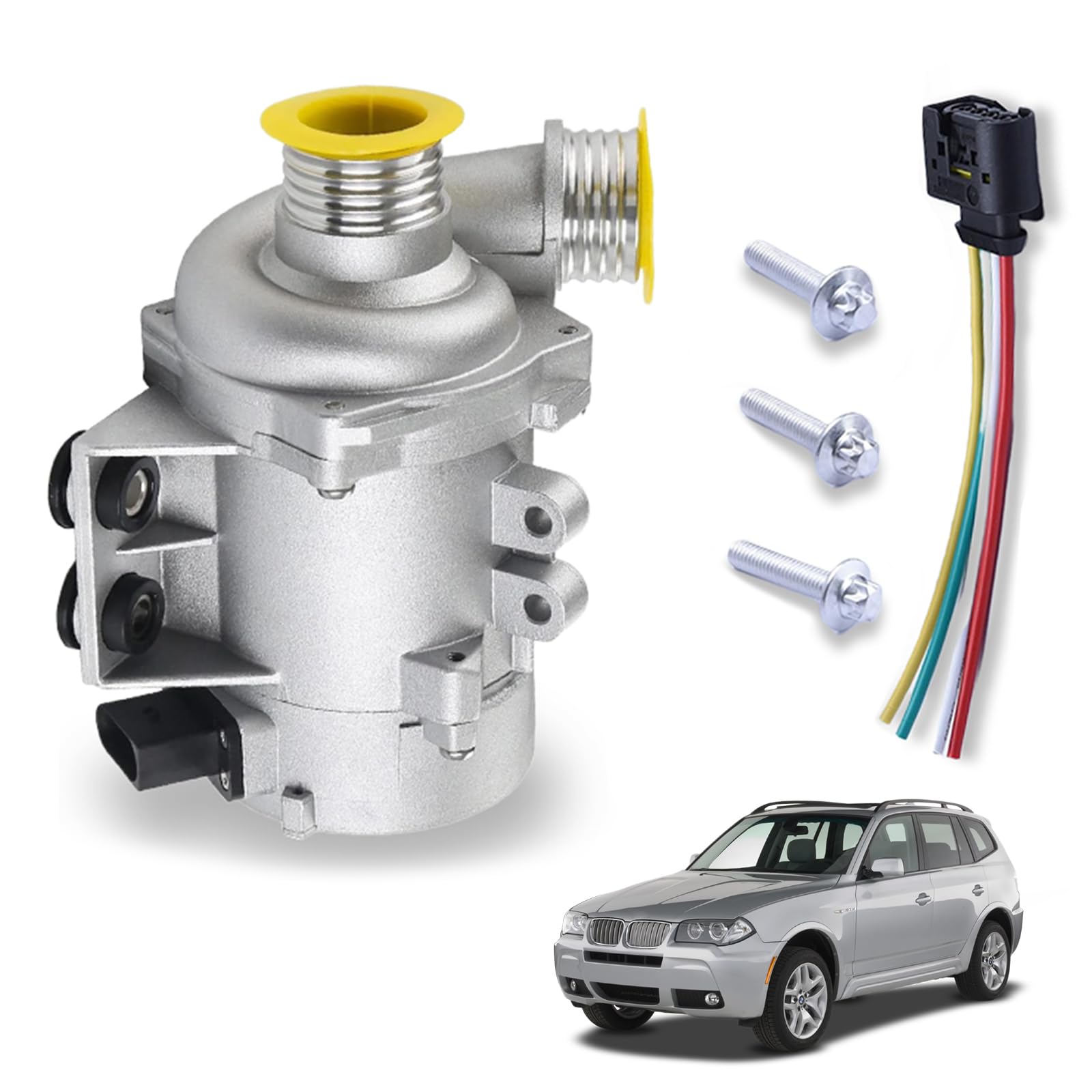 Photo 1 of 11517586925 Electric Engine Water Pump Compatible with BMW X3 Z4 X5 328i 323i 128i 528i Replaces OE# 11517546994 11517563183 11517586924 11517521584 59660