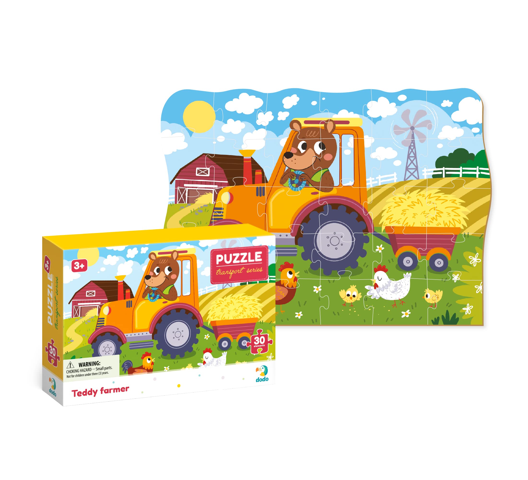 Dodo Educational Teddy Farmer Puzzle 30 Pieces