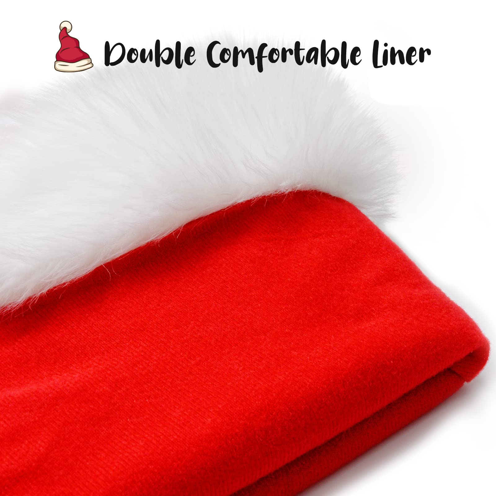 BOSONER Baby Christmas Hat - Toddler & Newborn Santa Claus Hats for Baby Girl & Boy's First Christmas