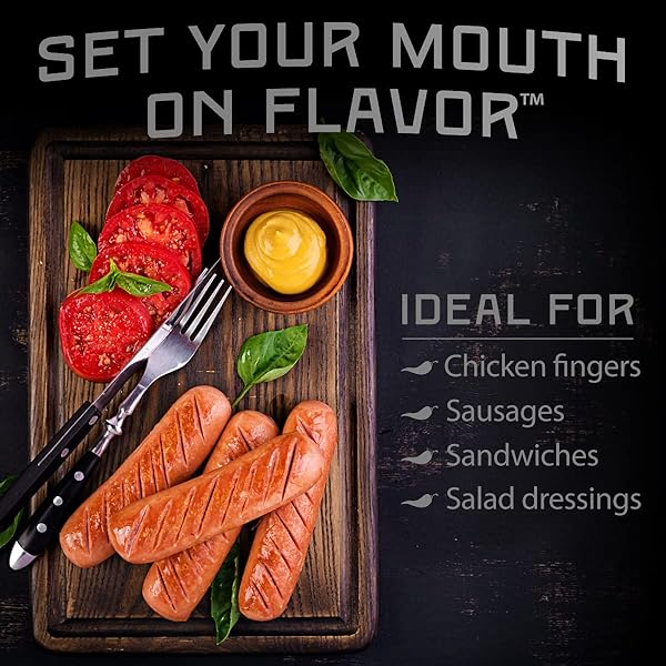 MELINDA’S HABANERO HONEY MUSTARD – HABANERO HOT SAUCE WITH FRESH PEPPERS, REAL MUSTARD – GLUTEN FREE, KETO HOT SAUCE – 12 OZ, 1 PACK