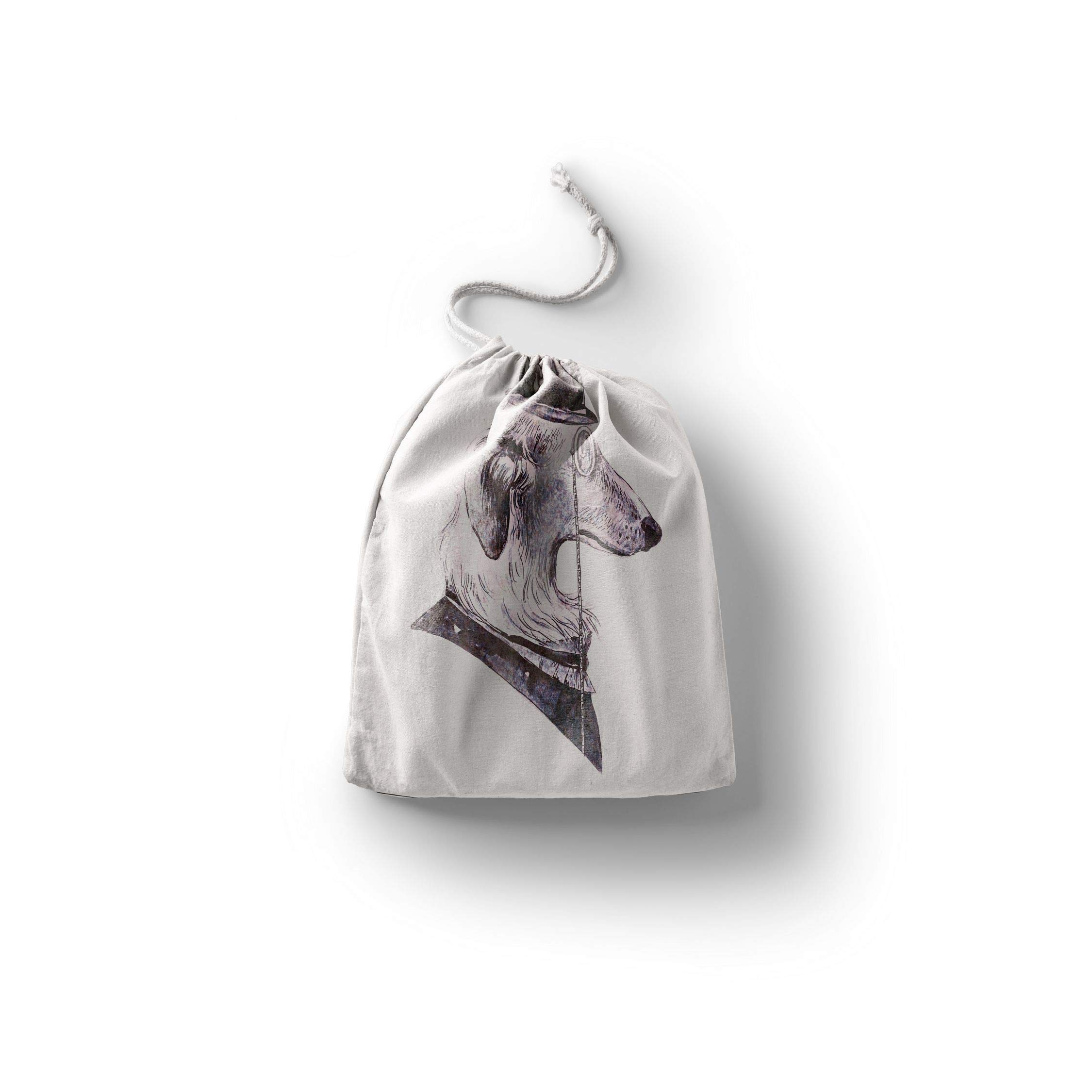 Bonamaison Printed Cotton Produce Bag with Drawstring, Reusable Grocery Bag, Biodegradable Eco-Friendly Bags, Travel Pouch, Sachet Bags, Shopping Bag, Eco Friendly, Foldable, Size: 20x30 Cm