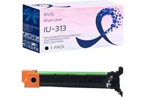 BIVOL IU-313 Drum Unit Compatible for Konica Minolta bizhub C353 C353P Printers, with Chip, High Yield 60000 Pages (1 Pack Bl