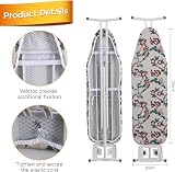 SHERWOOD Ironing Board Cover 124x38cm 100% Cotton with Thick Felt Flowering view 2