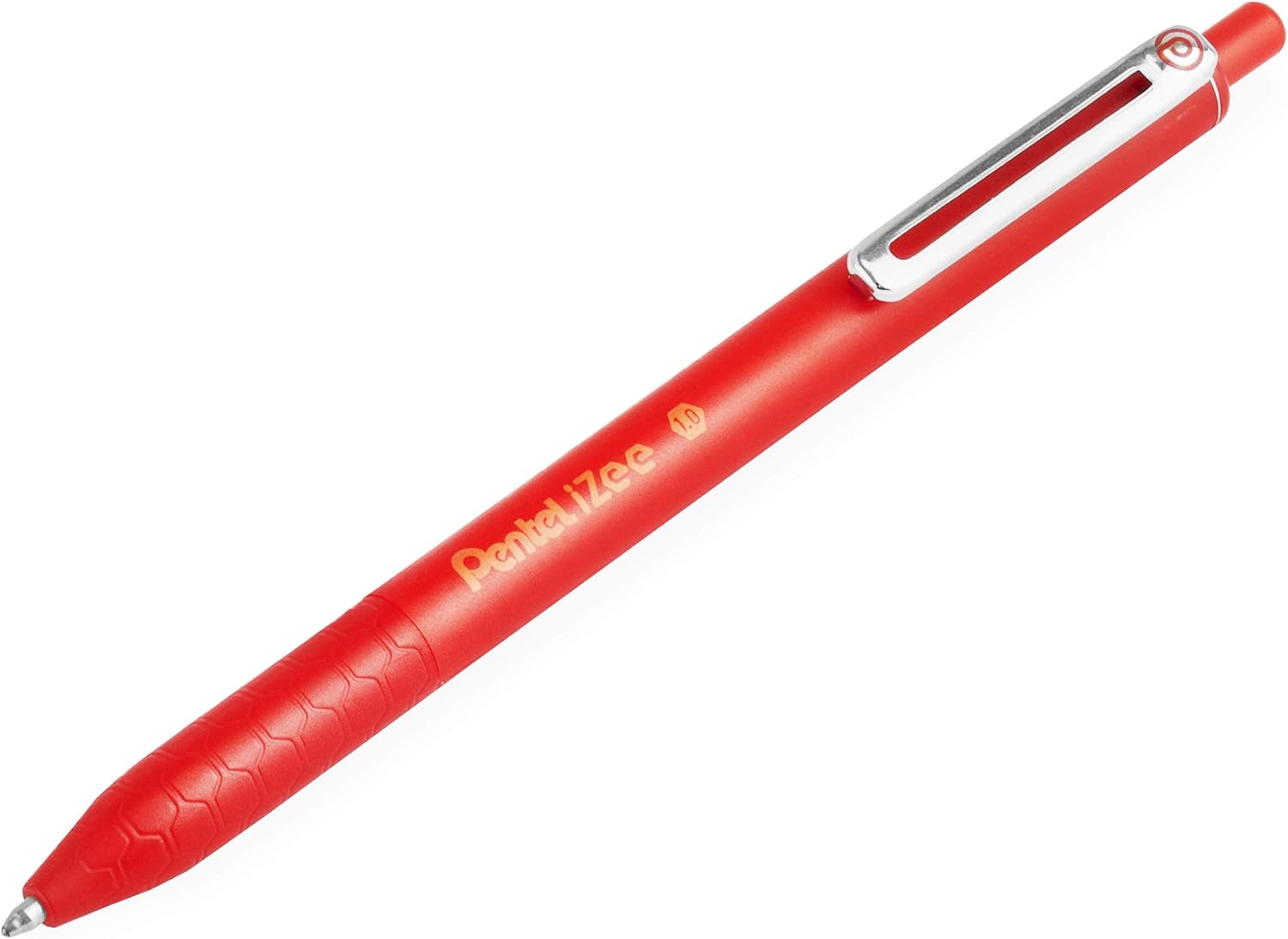 Pentel iZee BX470 Retractable Ballpoint Pen - 1.0mm - Red - Pack of 14 - Image 3