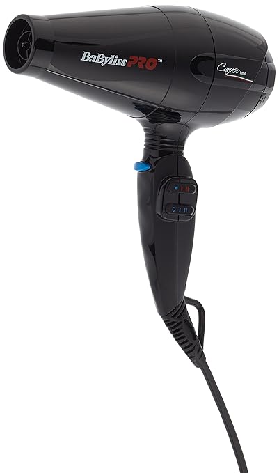 Babyliss Pro BAB6510IE Caruso Haartrockner mit Ionen-Technologie, schwarz