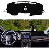 Rilsen Dashboard Cover Mat Custom Fit for 2017-2022 Honda CR-V Dash Cover Nonslip Dash Mat Protector Sunshade No Glare Black